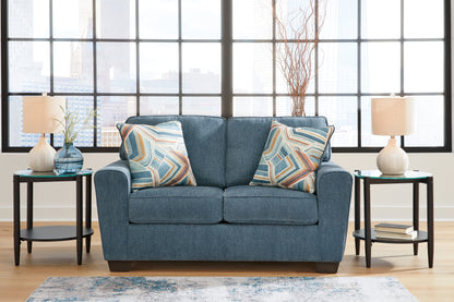Stuart Furniture Outlet - Ashley Furniture - Cashton Living Room - Loveseat / Blue - 4060535