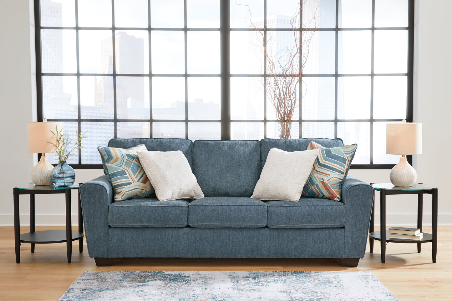 Stuart Furniture Outlet - Ashley Furniture - Cashton Living Room - Sofa / Blue - 4060538