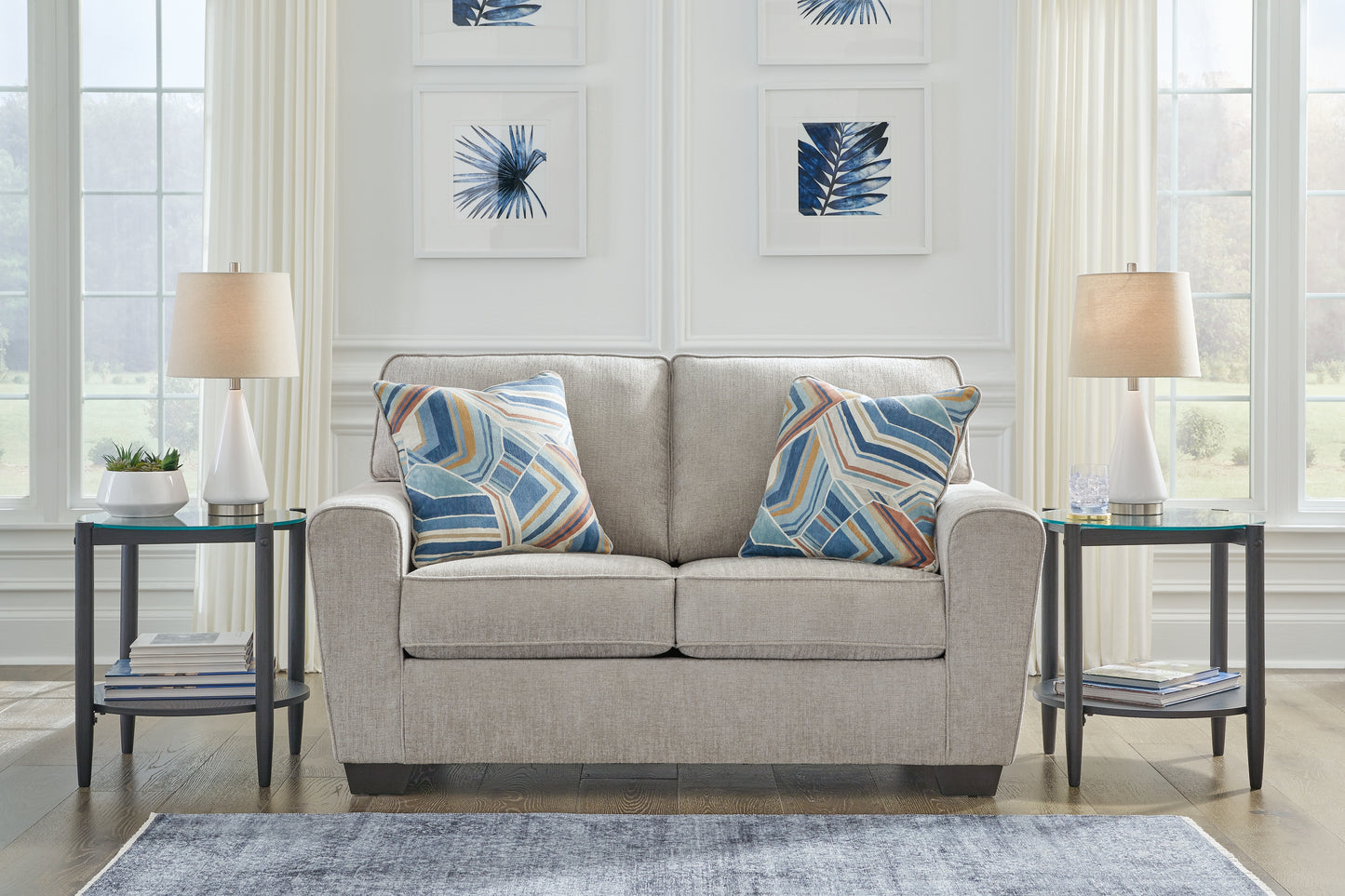 Stuart Furniture Outlet - Ashley Furniture - Cashton Living Room - Loveseat / Ice - 4060635