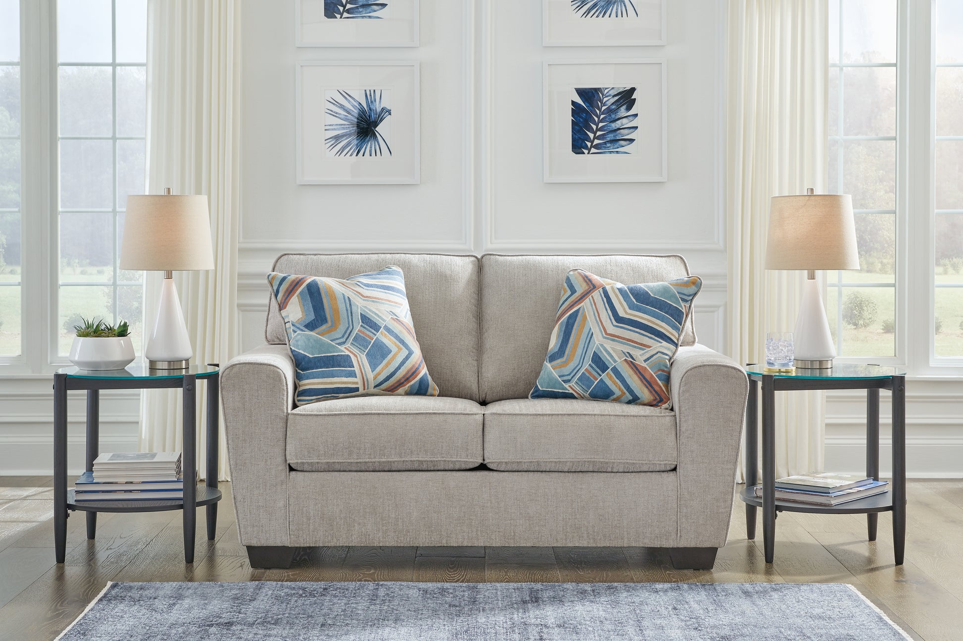 Stuart Furniture Outlet - Ashley Furniture - Cashton Living Room - Loveseat / Ice - 4060635