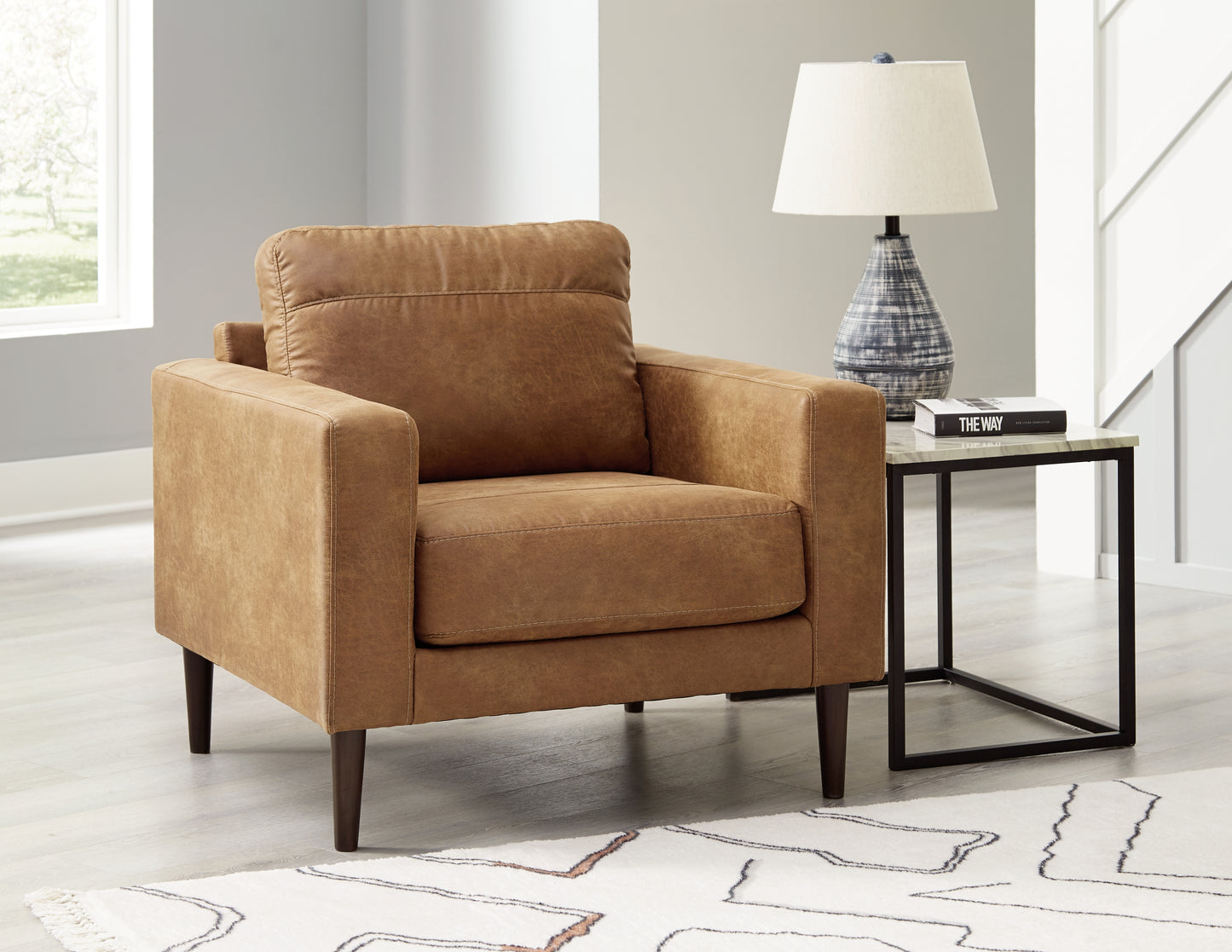 Stuart Furniture Outlet - Ashley Furniture - Telora Living Room - Chair / Caramel - 4100220