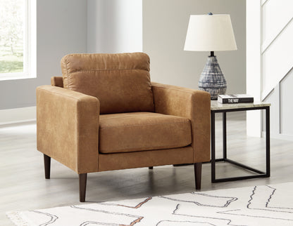 Stuart Furniture Outlet - Ashley Furniture - Telora Living Room - Chair / Caramel - 4100220