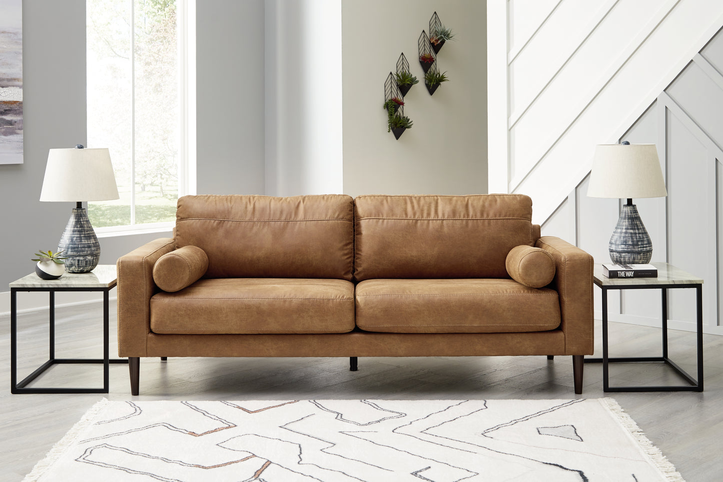 Stuart Furniture Outlet - Ashley Furniture - Telora Living Room - Sofa / Caramel - 4100238