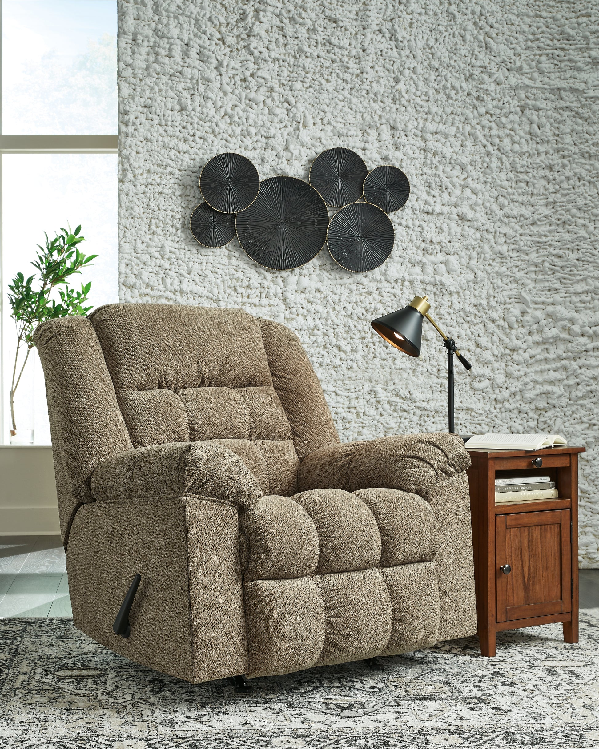 Stuart Furniture Outlet - Ashley Furniture - Kegler Living Room - Rocker Recliner / Briar - 4450525