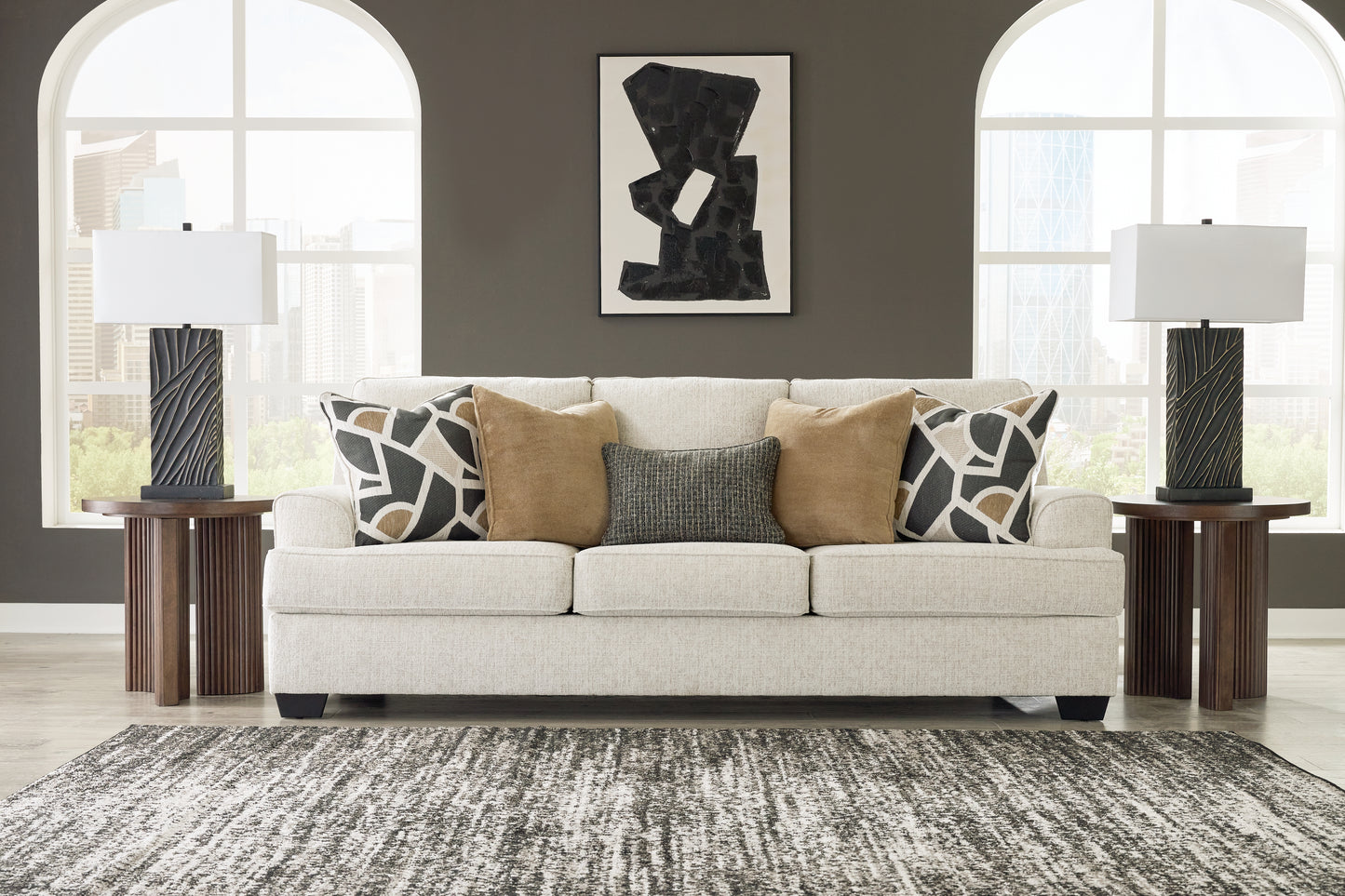 Stuart Furniture Outlet - Ashley Furniture - Heartcort Living Room - Sofa / Quartz - 4460438