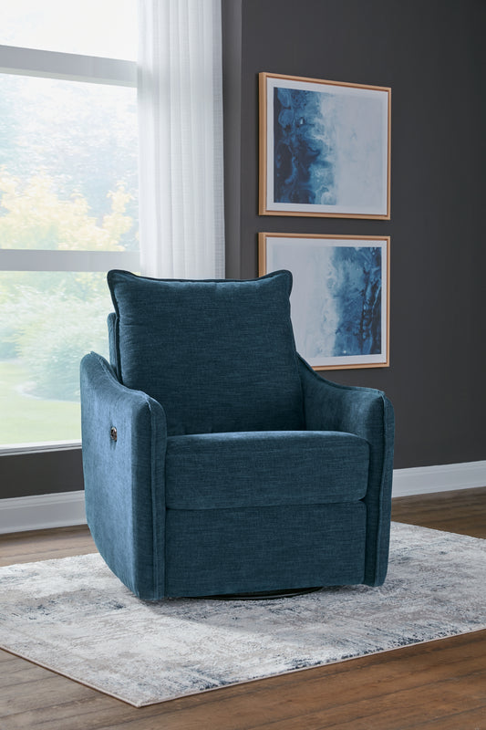 Stuart Furniture Outlet - Ashley Furniture - McBurg Living Room - Swivel Power Recliner / Taupe - 4480228