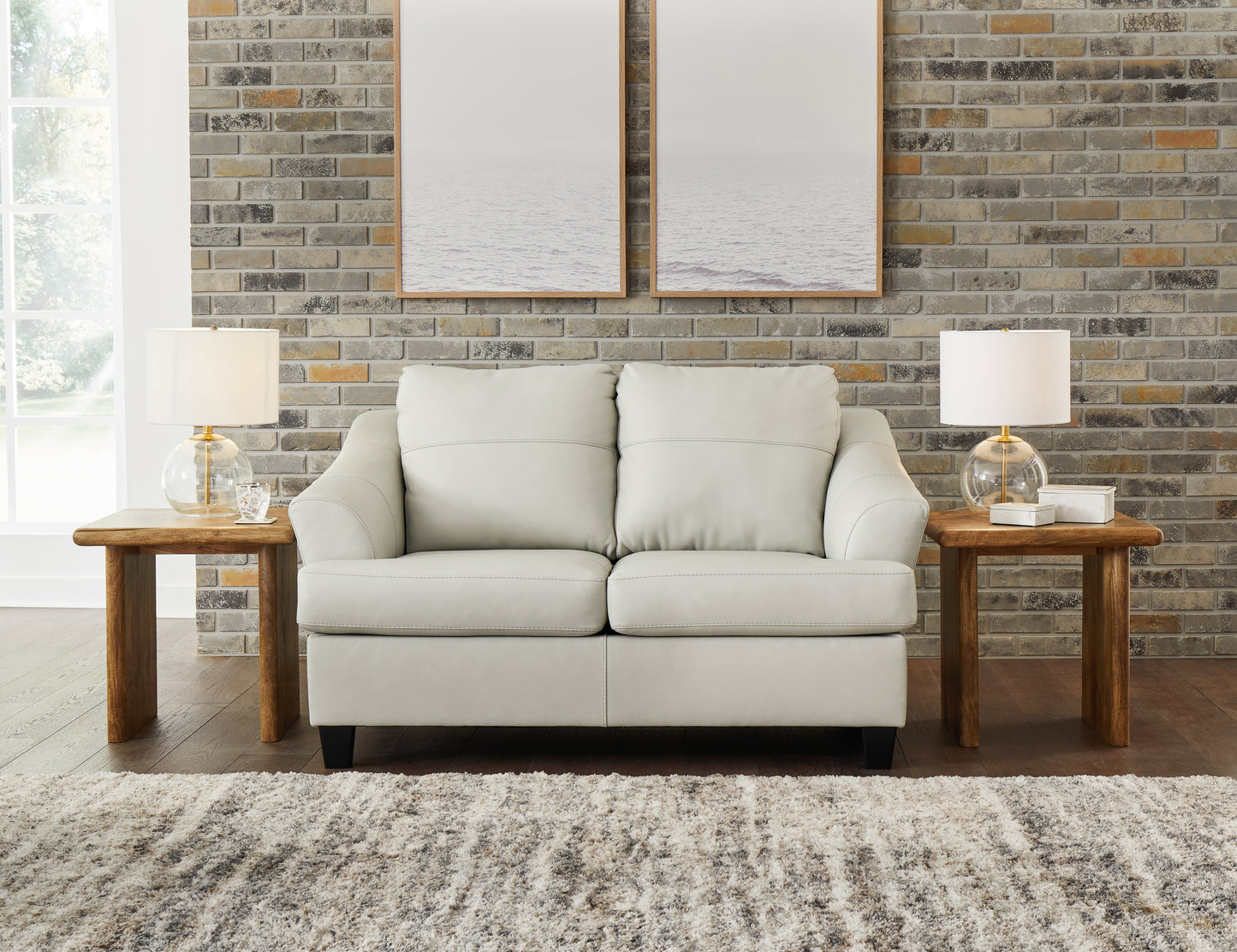 Stuart Furniture Outlet - Ashley Furniture - Genoa Living Room - Loveseat / Coconut - 4770435