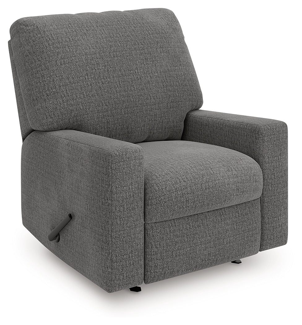 Stuart Furniture Outlet - Ashley Furniture - Newellen Living Room - Rocker Recliner / Greystone - 4840525