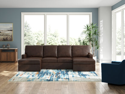 Stuart Furniture Outlet - Ashley Furniture - McDowlan Sectional - RAF 3-Piece Sectional with Double Chaise / Coffee - PC48504S3