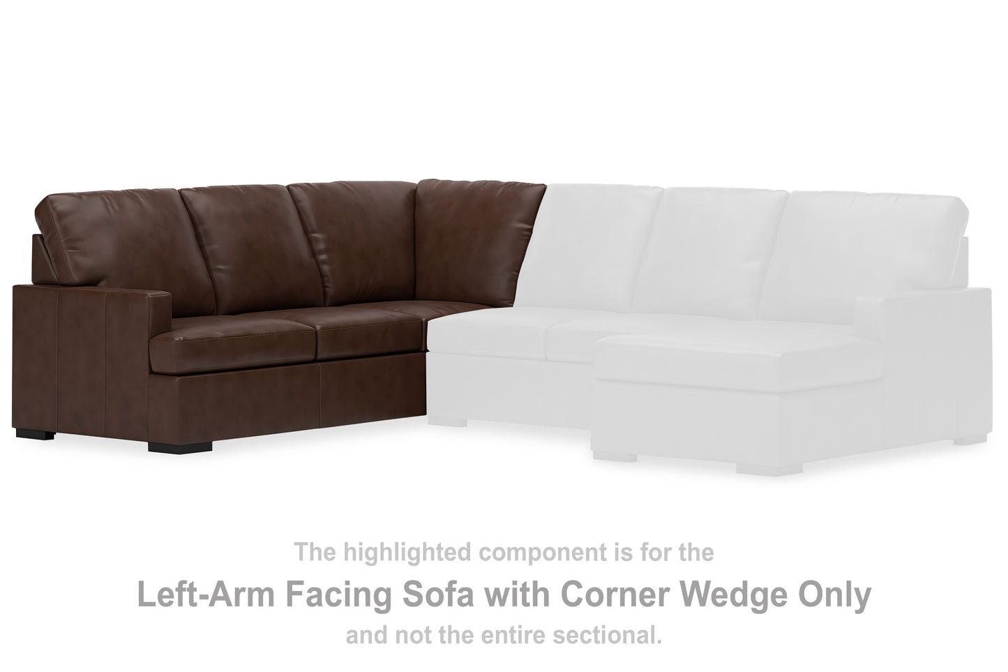 Stuart Furniture Outlet - Ashley Furniture - McDowlan Sectional - LAF Sofa w/Corner Wedge / Coffee - PC4850448