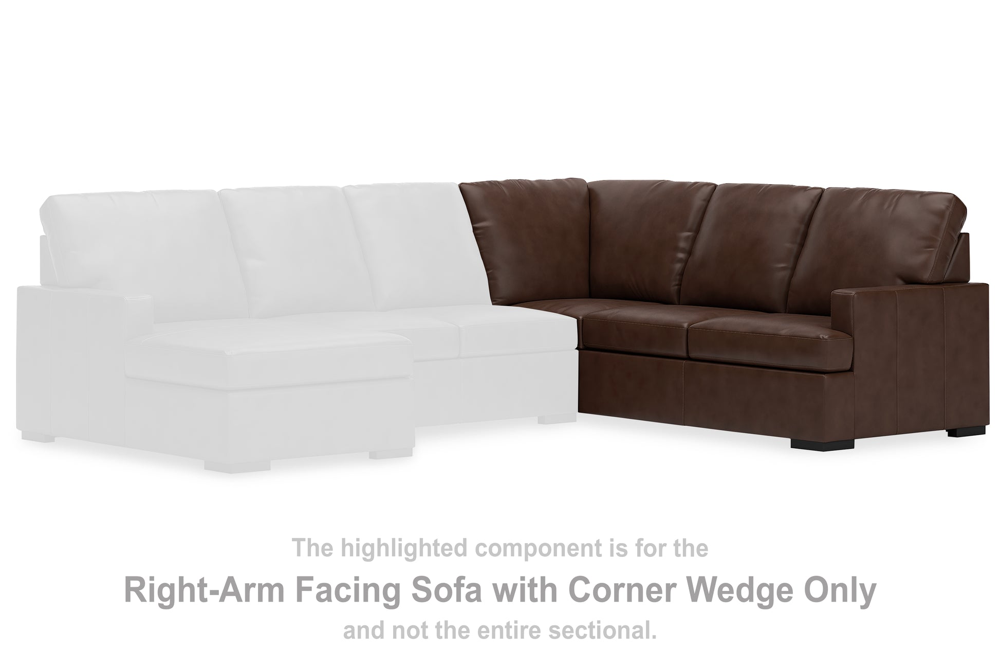 Stuart Furniture Outlet - Ashley Furniture - McDowlan Sectional - RAF Sofa w/Corner Wedge / Coffee - PC4850449
