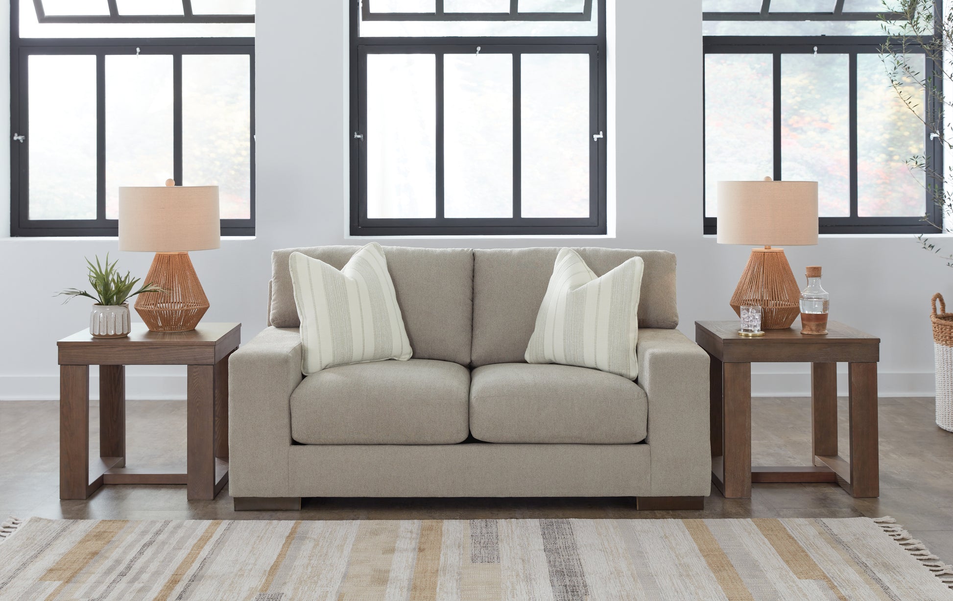 Stuart Furniture Outlet - Ashley Furniture - Maggie Living Room - Loveseat / Flax - 5200435