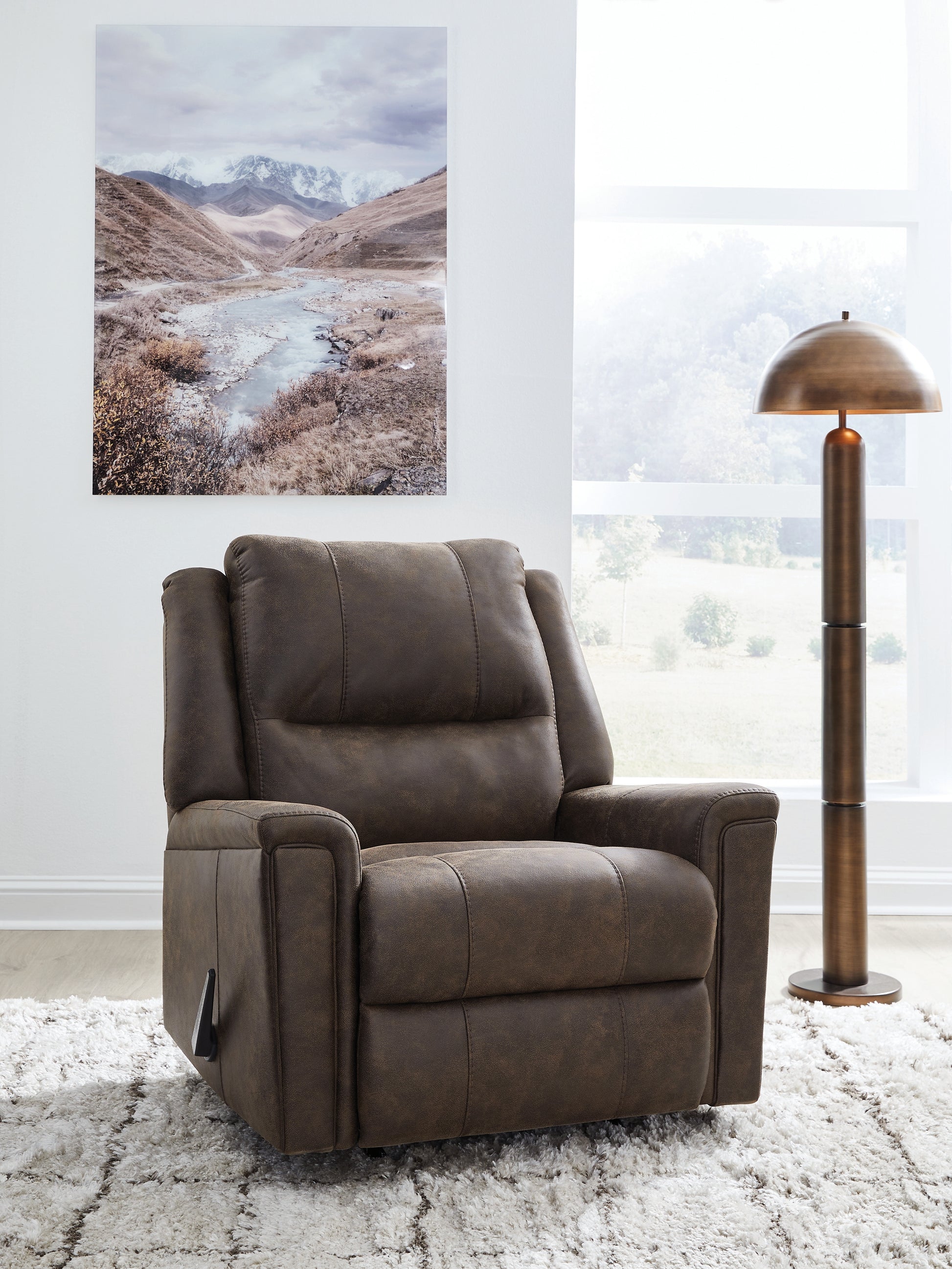 Stuart Furniture Outlet - Ashley Furniture - Lixtowel Living Room - Rocker Recliner / Fog - PC5300525