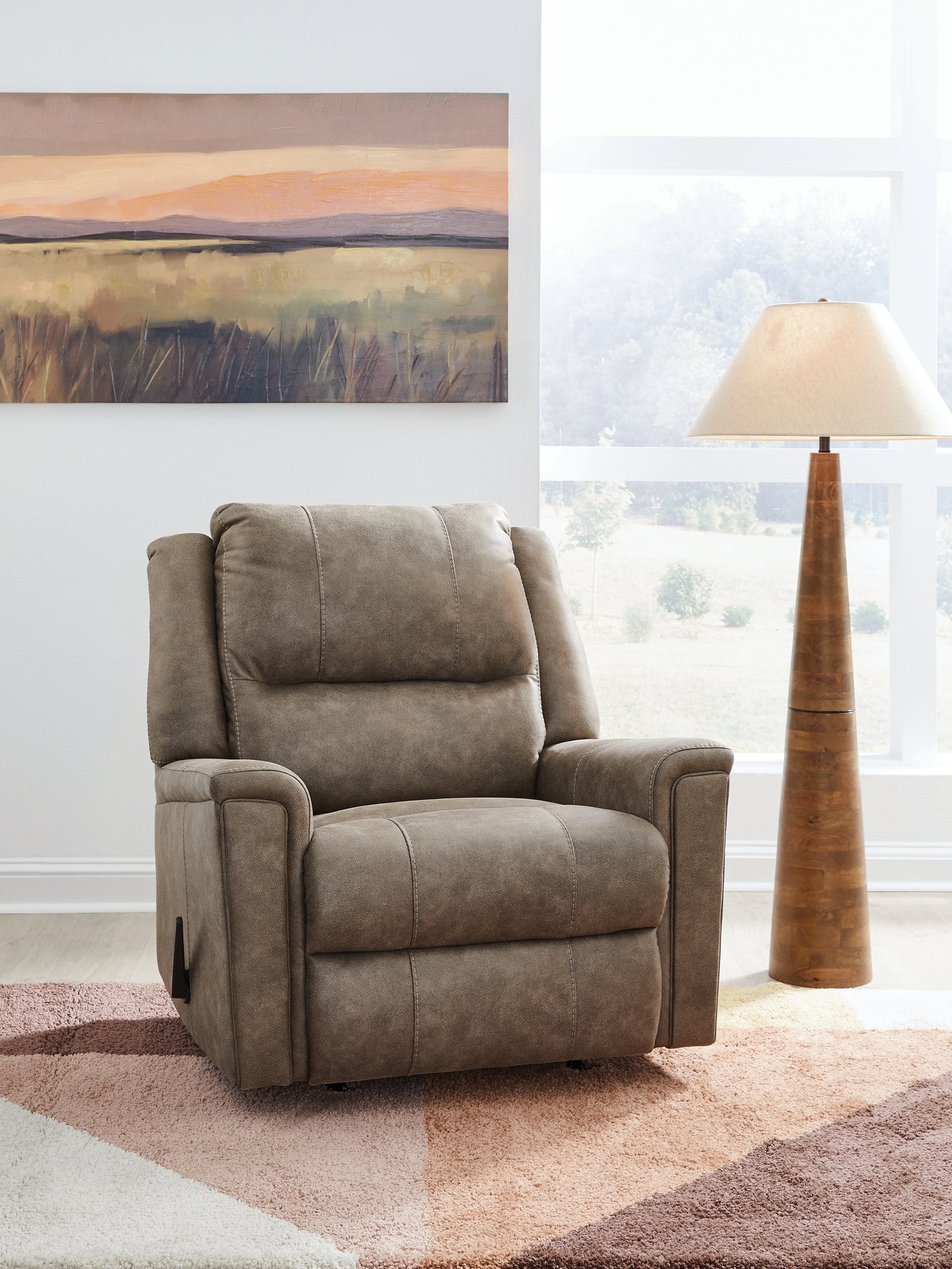 Stuart Furniture Outlet - Ashley Furniture - Lixtowel Living Room - Rocker Recliner / Fog - PC5300525