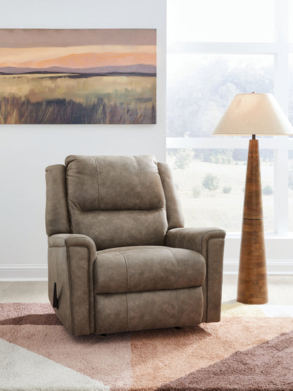 Stuart Furniture Outlet - Ashley Furniture - Lixtowel Living Room - Rocker Recliner / Fog - PC5300525
