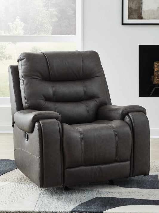 Stuart Furniture Outlet - Ashley Furniture - Femley Living Room - Rocker Recliner / Smoke - PC5330625