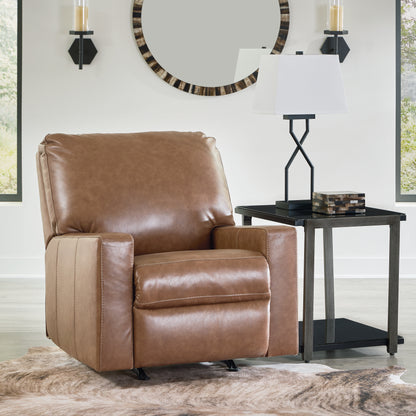 Stuart Furniture Outlet - Ashley Furniture - Bolsena Living Room - Rocker Recliner / Caramel - 5560325
