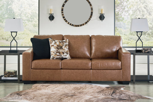 Stuart Furniture Outlet - Ashley Furniture - Bolsena Living Room - Sofa / Caramel - 5560338