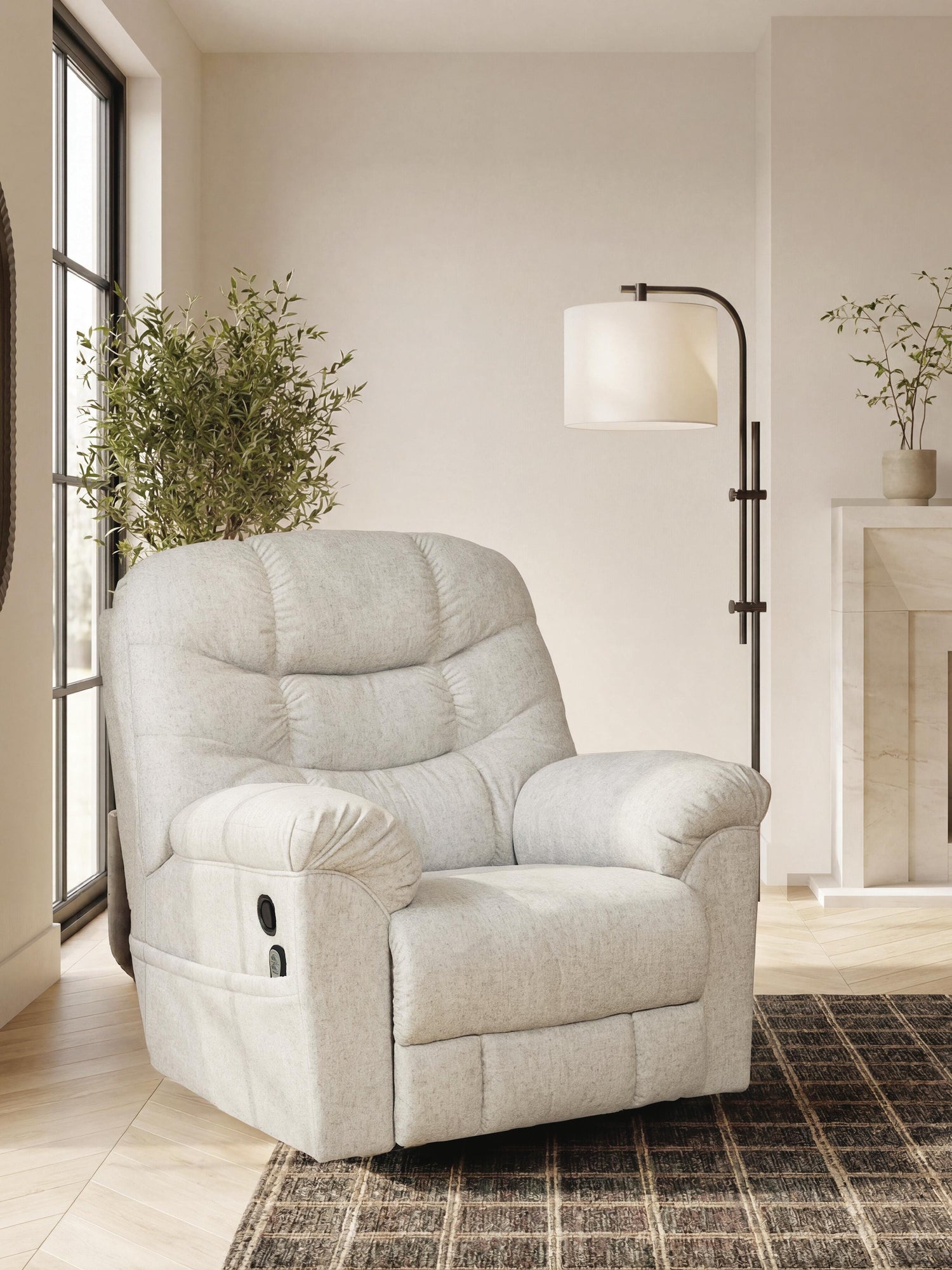 Stuart Furniture Outlet - Ashley Furniture - Linenfield Living Room - Zero Wall Recliner - PC5570729