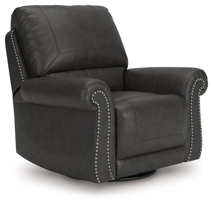 Stuart Furniture Outlet - Ashley Furniture - Chasemore Living Room - Swivel Glider Recliner / Granite - PC5590361