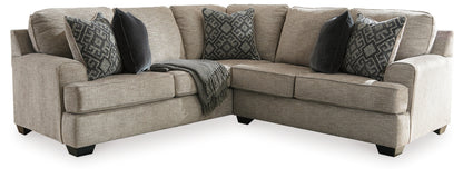 Stuart Furniture Outlet - Ashley Furniture - Bovarian Sectional - RAF 4-Piece Sectional / Stone - 56103S5