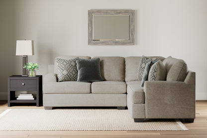 Stuart Furniture Outlet - Ashley Furniture - Bovarian Sectional - RAF 2-Piece Sectional / Stone - 56103S1