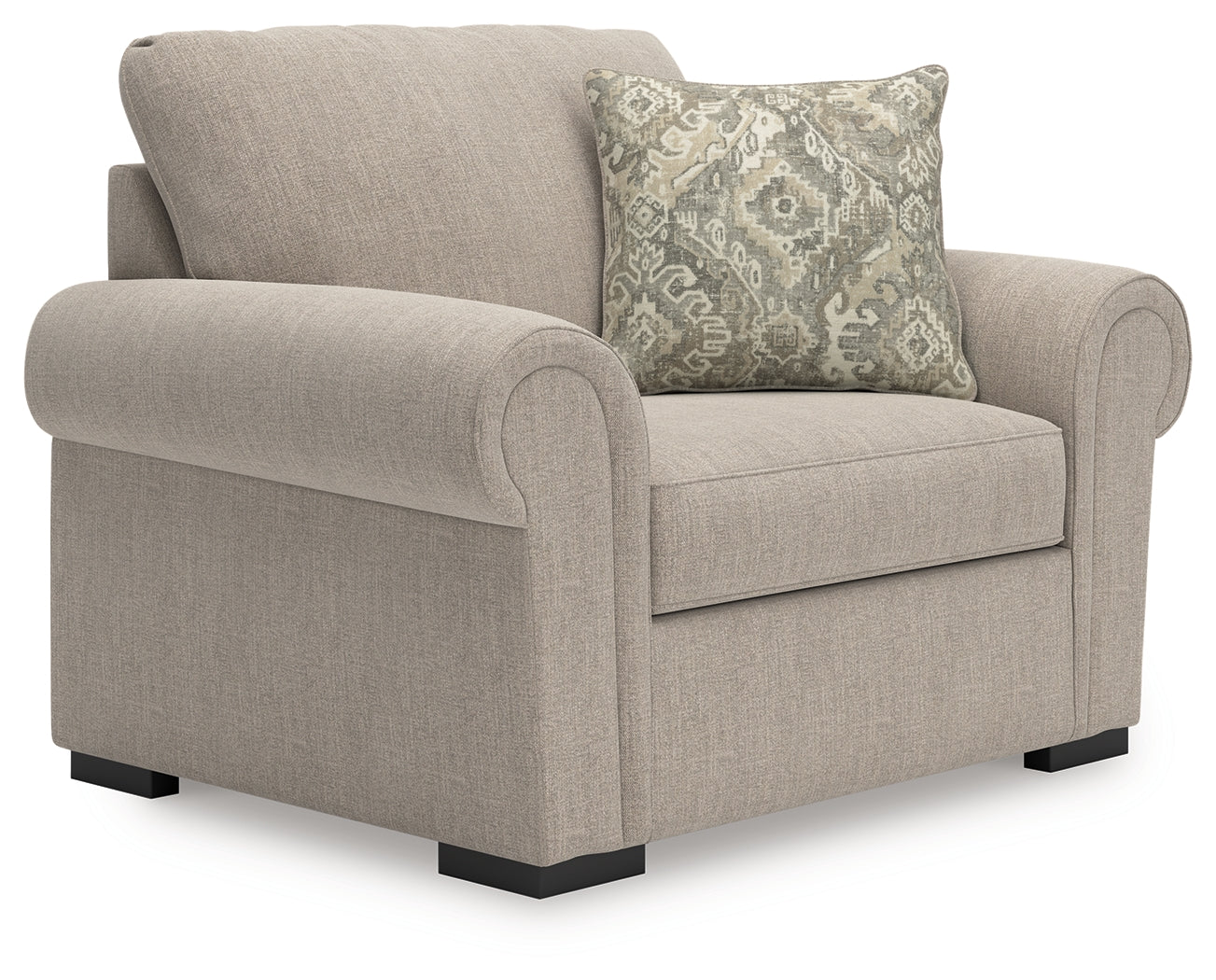 Stuart Furniture Outlet - Ashley Furniture - Sararose Living Room - Chair and a Half / Heather - 5710223
