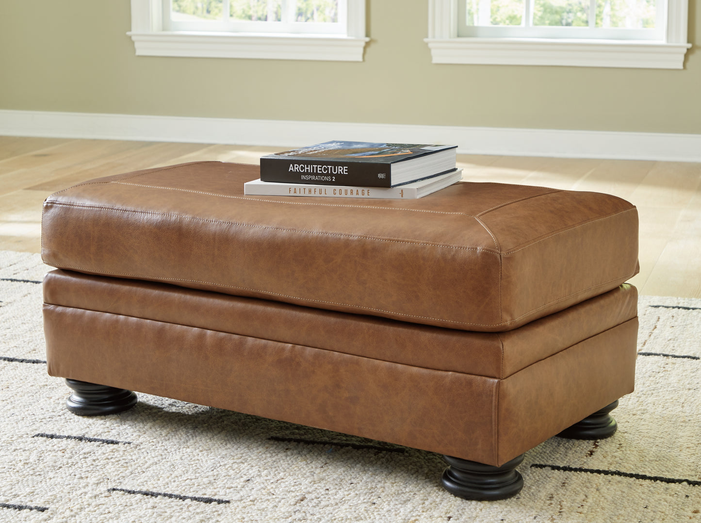 Stuart Furniture Outlet - Ashley Furniture - Carianna Living Room - Ottoman / Caramel - 5760414