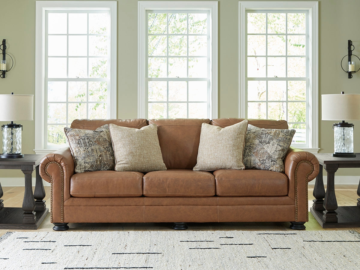 Stuart Furniture Outlet - Ashley Furniture - Carianna Living Room - Sofa / Caramel - 5760438