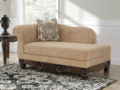 Stuart Furniture Outlet - Ashley Furniture - Chelsworth Living Room - RAF Corner Chaise / Golden - PC5790516
