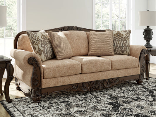 Stuart Furniture Outlet - Ashley Furniture - Chelsworth Living Room - Sofa / Golden - PC5790538