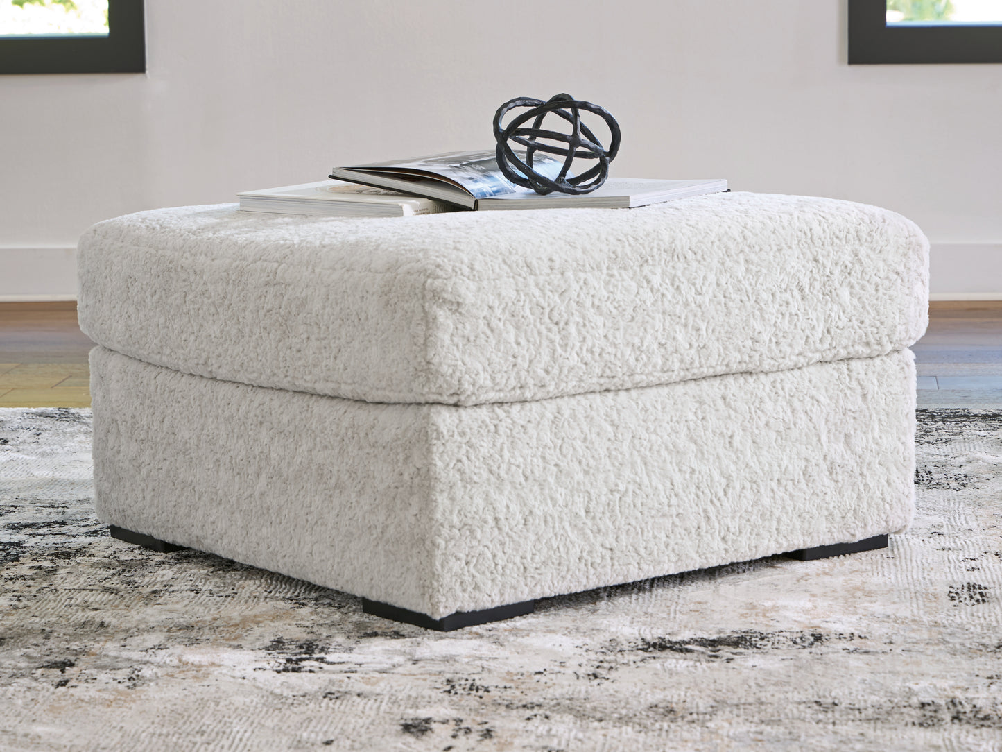 Stuart Furniture Outlet - Ashley Furniture - Cuddle Plush Living Room - Oversized Accent Ottoman / Arctic - PC5910608