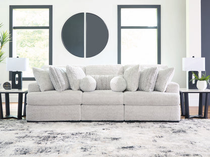 Stuart Furniture Outlet - Ashley Furniture - Cuddle Plush Sectional - RAF 3-Piece Sectional / Arctic - PC59106S5