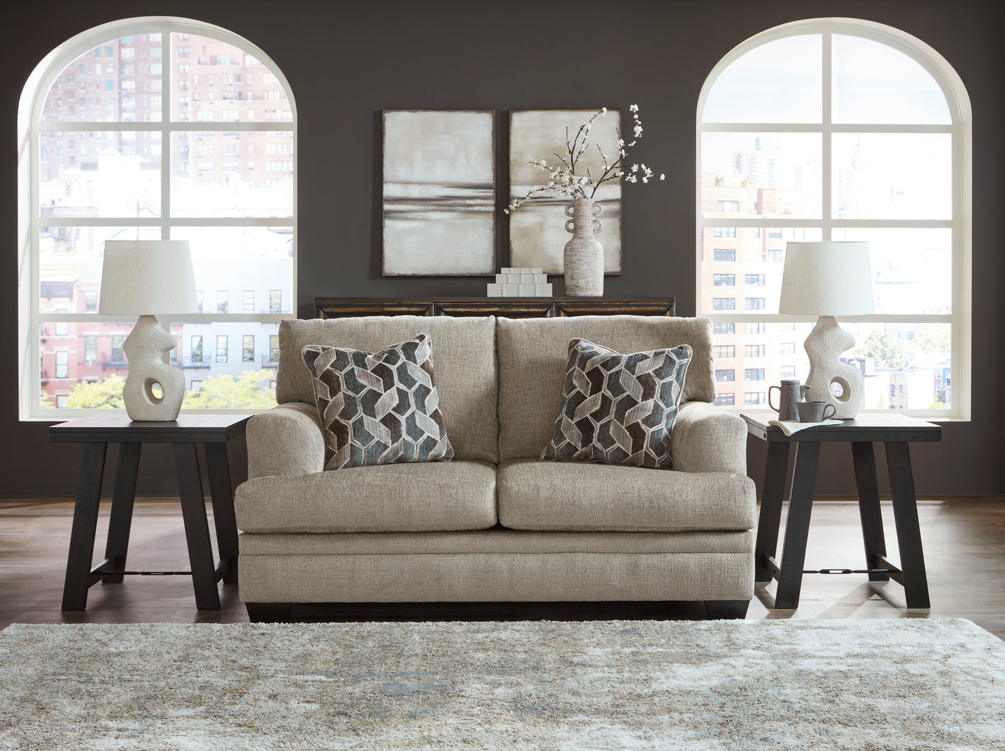 Stuart Furniture Outlet - Ashley Furniture - Stonemeade Living Room - Ottoman / Taupe - 5950414
