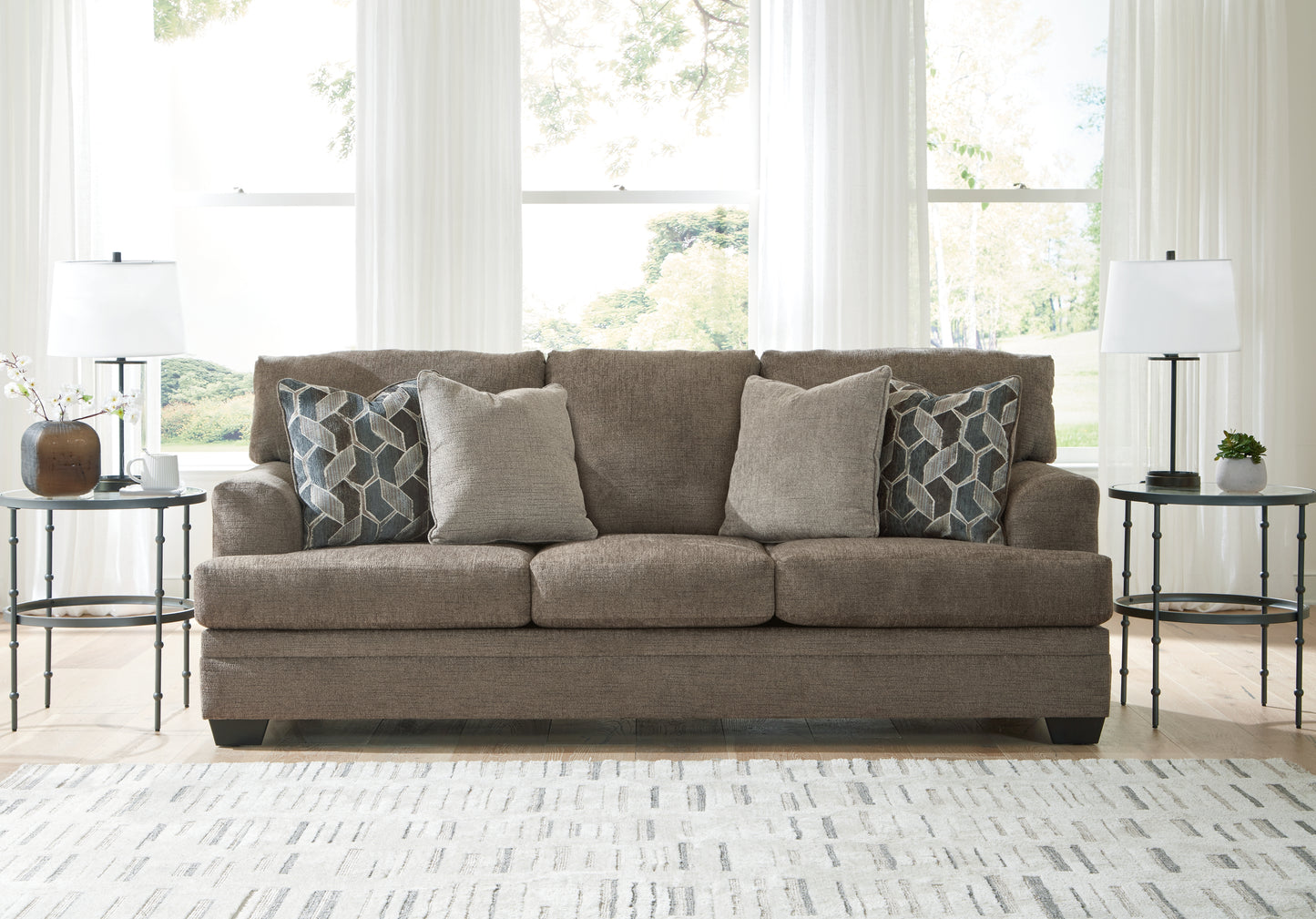 Stuart Furniture Outlet - Ashley Furniture - Stonemeade Living Room - Sofa / Nutmeg - 5950538
