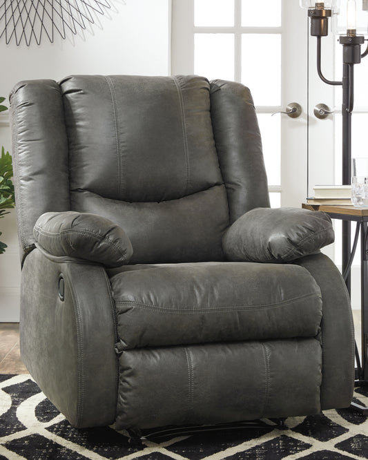 Stuart Furniture Outlet - Ashley Furniture - Bladewood Living Room - Zero Wall Recliner / Slate - 6030629