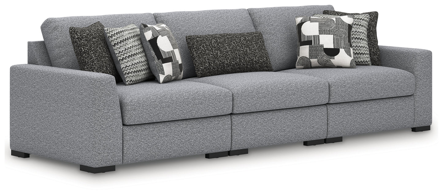 Stuart Furniture Outlet - Ashley Furniture - Bealton Sectional - RAF 4-Piece Sectional with Double Chaise / Salt and Pepper - 61305S9