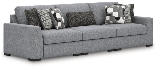 Stuart Furniture Outlet - Ashley Furniture - Bealton Sectional - RAF 4-Piece Sectional with Double Chaise / Salt and Pepper - 61305S9