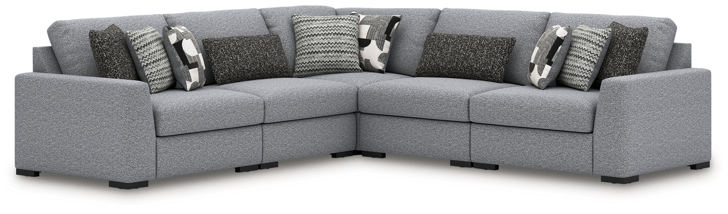 Stuart Furniture Outlet - Ashley Furniture - Bealton Sectional - RAF 5-Piece Sectional / Salt and Pepper - 61305S6
