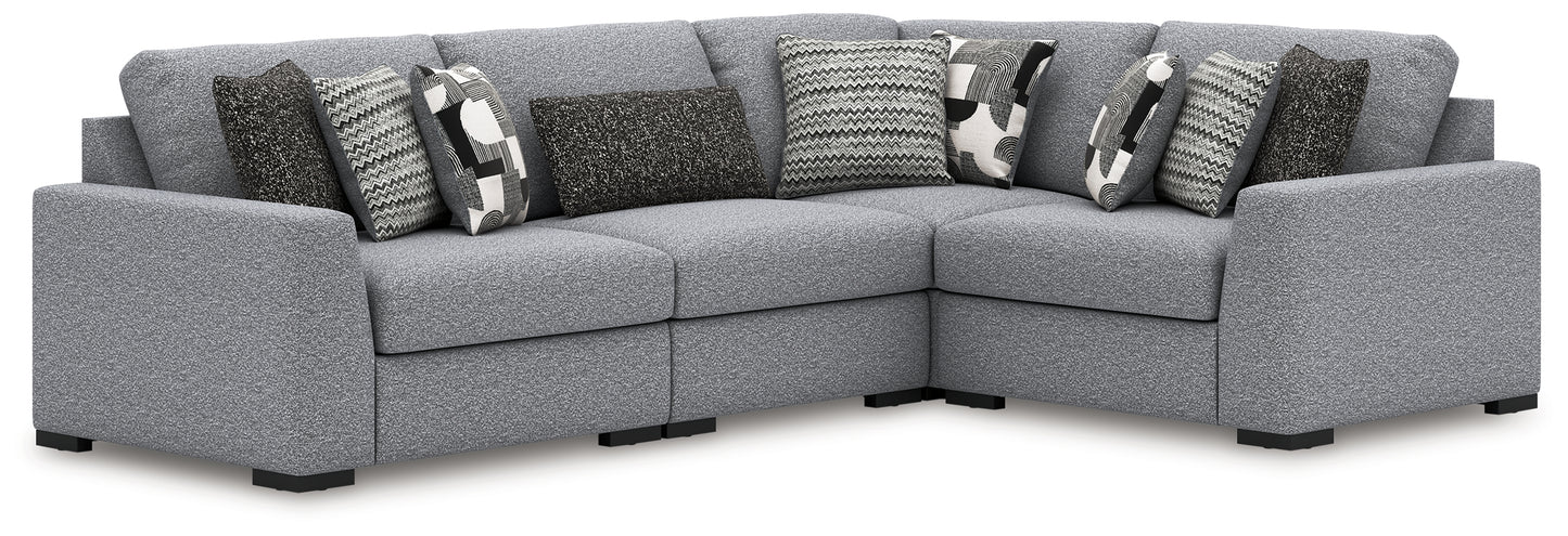 Stuart Furniture Outlet - Ashley Furniture - Bealton Sectional - RAF 4-Piece Sectional / Salt and Pepper - 61305S5