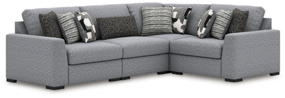 Stuart Furniture Outlet - Ashley Furniture - Bealton Sectional - RAF 4-Piece Sectional / Salt and Pepper - 61305S5