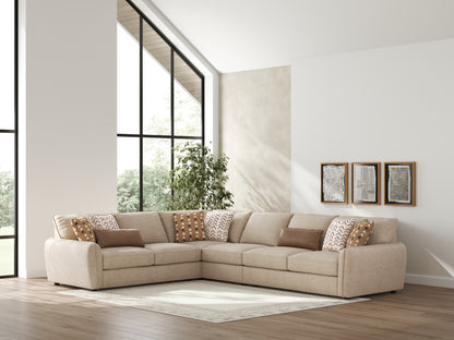 Stuart Furniture Outlet - Ashley Furniture - Seyler Sectional - LAF 4-Piece Sectional / Sand - 61405S2