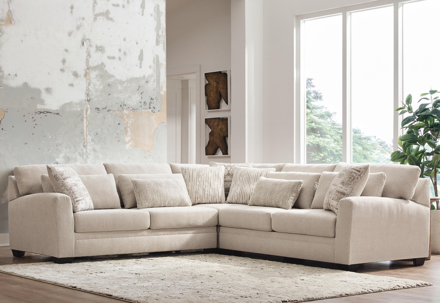 Stuart Furniture Outlet - Ashley Furniture - Mandi Point Sectional - RAF 3-Piece Sectional - 62606S5