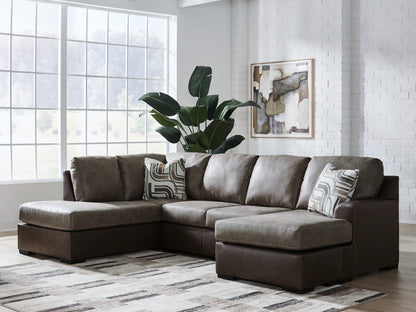 Stuart Furniture Outlet - Ashley Furniture - Castille Way Sectional - RAF 2-Piece Sectional with Chaise / Fossil - PC62703S1