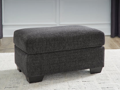 Stuart Furniture Outlet - Ashley Furniture - Loreo Living Room - Ottoman / Ebony - 6310114