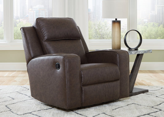 Stuart Furniture Outlet - Ashley Furniture - Lavenhorne Living Room - Rocker Recliner / Umber - 6330625