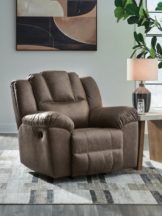 Stuart Furniture Outlet - Ashley Furniture - Lowilla Living Room - Rocker Recliner / Driftwood - PC6450625