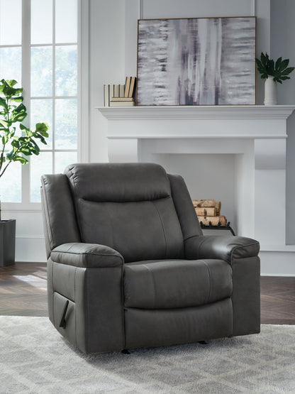 Stuart Furniture Outlet - Ashley Furniture - Status Check Living Room - Rocker Recliner / Shadow - PC6530725