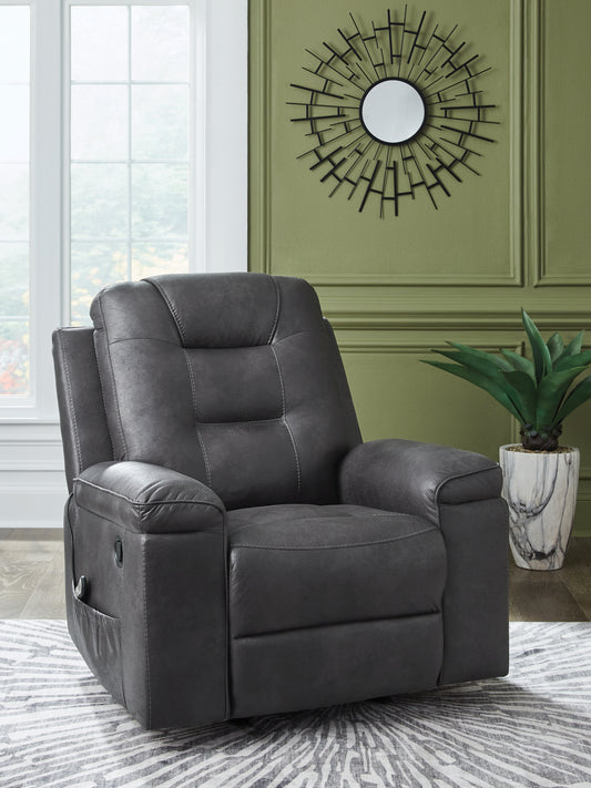 Stuart Furniture Outlet - Ashley Furniture - Stockworth Living Room - Rocker Recliner / Granite - PC6560525