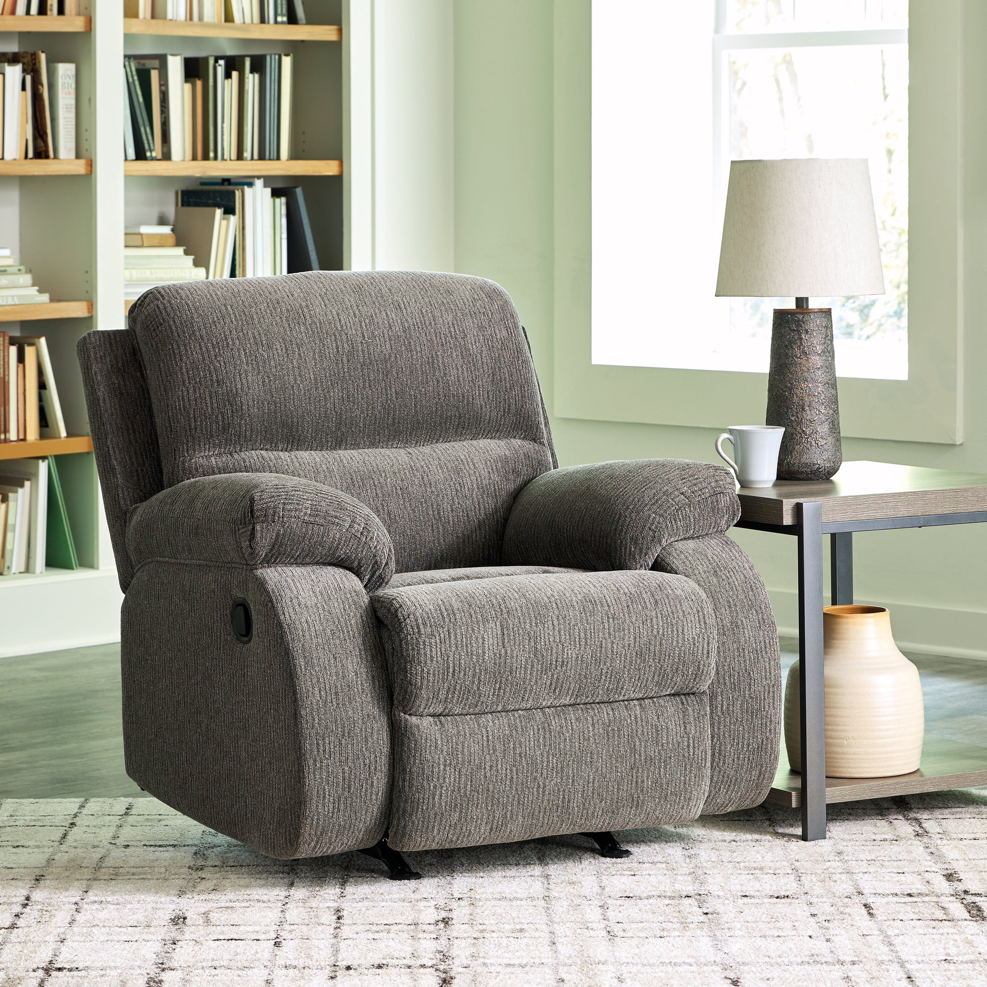 Stuart Furniture Outlet - Ashley Furniture - Scranto Living Room - Reclining Sofa / Brindle - 6650288